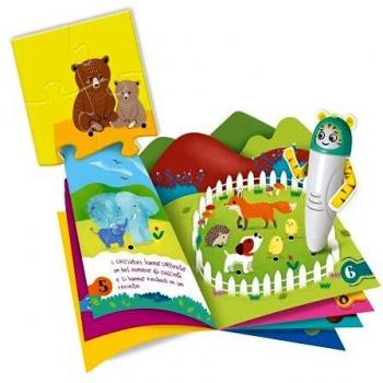 Clementoni - Boli Interactivo Cachorritos, juego educativo electrónico, bolígrafo interactivo a partir de 3 años