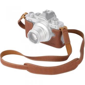 SmallRig 3481 Leather Half Case with Shoulder Strap for Nikon Z fc Camera
