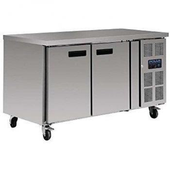 Mesa Refrigerada Inox 228 L - 2 Puertas - Polar - Froid Ventilé - 230 W