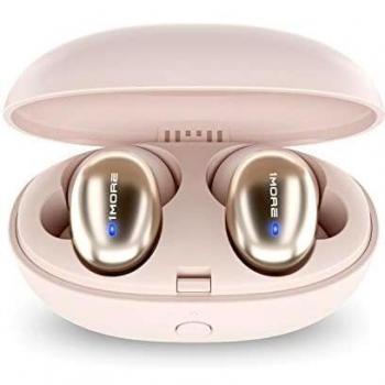 1MORE Auriculares True Wireless, Bluetooth 5.0, 24 horas tiempo de reproducción, con funda de carga.