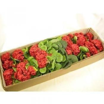 Geranio artificial de 12 Wholesale Arbustos de GT Decorations