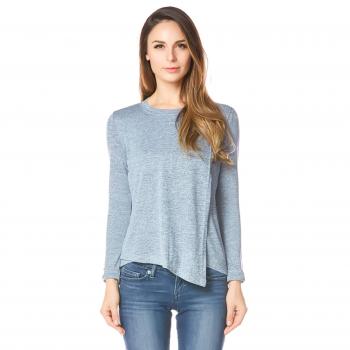 Bearsland Camiseta de lactancia y maternidad para mujer, para otoño, de manga larga azul azul Large