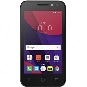 Alcatel PIXI 4 - Smartphone, 4, SIM doble, Android, MicroSIM, EDGE, GPRS, GSM, HSPA+, UMTS, Micro-USB, color negro