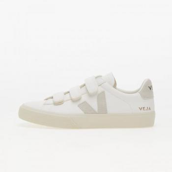 Veja Recife Logo Chromefree Leather Extra White Natural Trainers - Female, Size: UK 3 / US 5 / EU 34-50