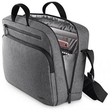 Belkin Classic Pro - Bolsa Messenger para Ordenador portátil de 15,6'', Gris