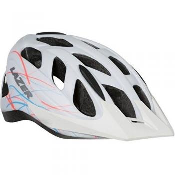 Lazer Mujer Casco Cyclone Pearl Lady Moi Swirls, Todo el año, Mujer, Color Blanco - Blanco, tamaño Medium