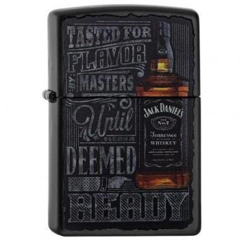 Zippo 60.002.093 Mechero Jack Daniels Collection Spring 2016, Negro Mate