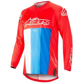 Alpinestars Camiseta De MX 2019 Techstar Venom Rojo-Blanco-Azul