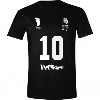 Camiseta Haikyu!! Number 10 - Tallas S, M, XL - Para Hombre - Color Negro