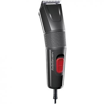 BaByliss CORTAPELO E755E con Cable New, Plastic, Negro, Rojo