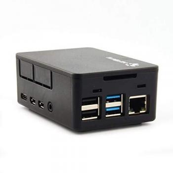 HighPi Black Raspberry Pi 4 Case with HiFiBerry Compatibility