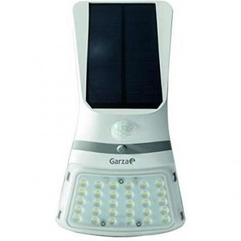 Garza Aplique Solar led 3,5w 430lm 6000k con Sensor crepuscular y de Movimiento, Blanco