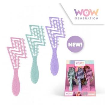 Cepillo Ergonómico Multicolor Surtido Wow Generation - Características: diseño ergonómico, colores variados, adecuado para niños, fácil de manejar, material ligero y duradero