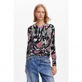 Jersey de mujer Desigual de punto con dibujos botánicos estampado