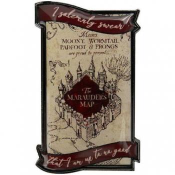 Imán Metálico Harry Potter - Mapa de los Merodeadores