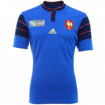 adidas FFR RWC H JSY - Camiseta para hombre, color azul / azul marino / rojo / blanco, talla XL