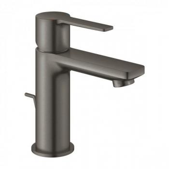 Mezclador de lavabo Grohe Lineare XS-Size con desagüe, grafito duro cepillado - 32109AL1
