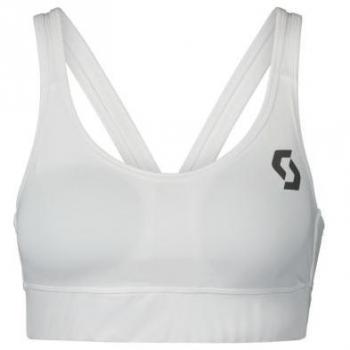 Sujetador de trail running para mujer Scott Endurance Blanco Medium Impact