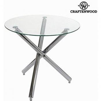 Tavolo rotondo con piedi metallo by Craften Wood