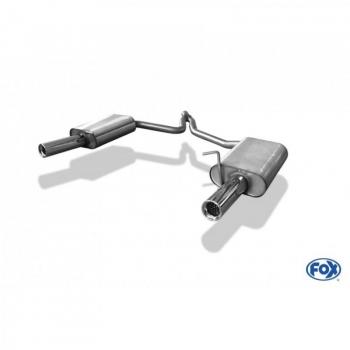 Tubo de Escape Fox para Audi A4 Tipo B6, Silenciador Derecho e Izquierdo AU061021-067