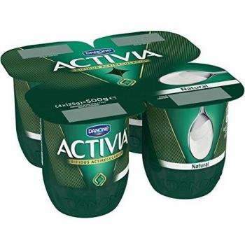 Danone Activia - Yogur Natural, Pack 4 x 125 g