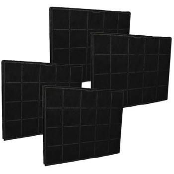 Vhbw 4x Filtro de Carbón Activado Compatible con Campanas Extractoras Airforce Ibiza 881456, IH4545-RLN-CN 100310, IH60-F106-S-A 657113