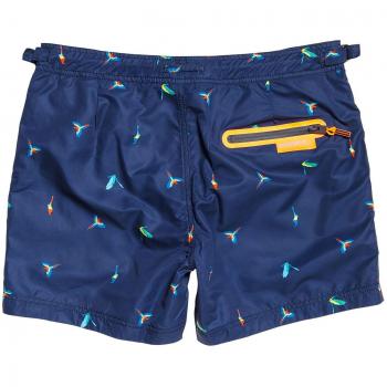 SUPERDRY - M30006PQF1 - INTERNATIONAL SWIM SHORT - TALLA:S - BAÑADOR AZUL PARA HOMBRE