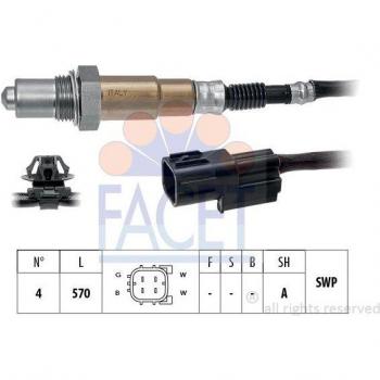 Sonda lambda FACET 10.8519 - Sensor de oxígeno, compatible con múltiples vehículos, alta precisión en la medición de gases, diseño robusto, fácil instalación y durabilidad garantizada