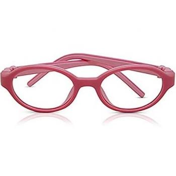 Oval Montura Completa Plástico Rosas Gafas Recetadas Para Niños - Gafas Anti-Azules - SmartBuy Para Niños