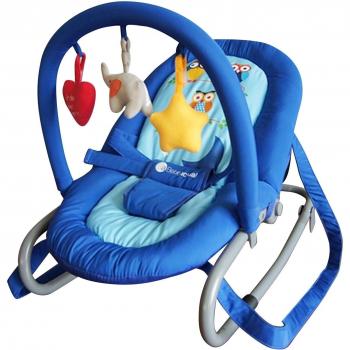 Asalvo 9777 - Hamaquita fantasía, diseño búhos, color azul