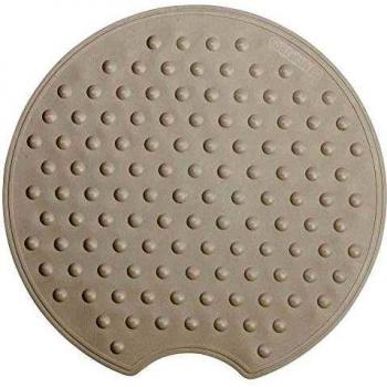 Sealskin Alfombra de baño antideslizante redonda 55 cm blanca