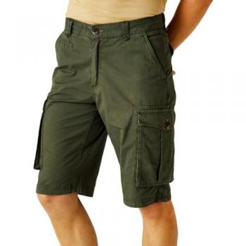 Pantalón Corto de Montaña Regatta Shorebay Hombre Verde Vintage, Talla 30