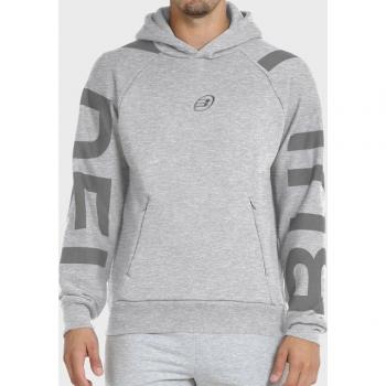 Sudadera con Capucha Bullpadel Bande Gris Medio para Hombre