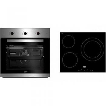Conjunto horno y vitrocerámica BEKO BSE22121X