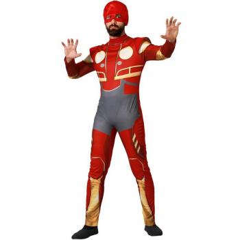 Disfraz de Héroe Robot rojo para hombre
