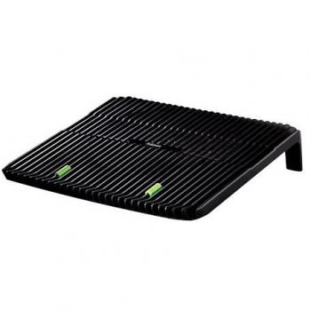 Fellowes XL - Soporte para portátil de 17 con ventilador, color negro