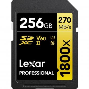 Lexar Professional SDXC 256GB 1800x Serie GOLD