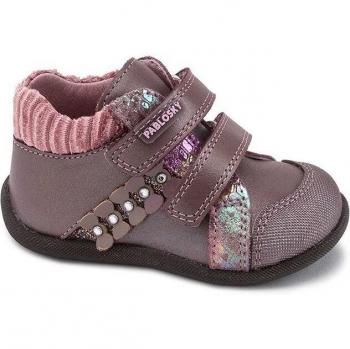Botas de bebé niña Pablosky con doble cierre adherente