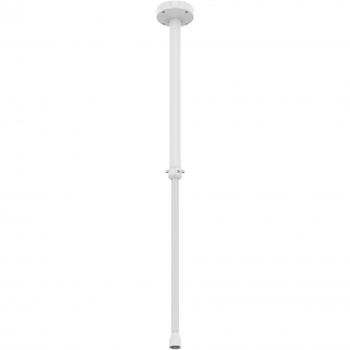 Soporte telescópico para cámaras de seguridad Hanwha SBP-300CMTW, aluminio blanco, capacidad hasta 20 kg