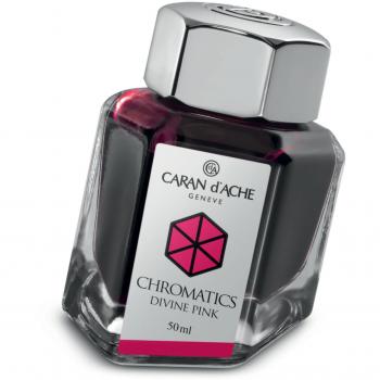 Caran d'Ache 8011-080 - Tinta estilográfica, 50 ml, color fucsia divino