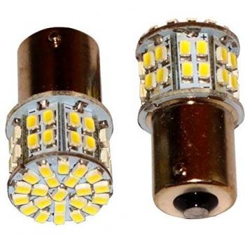 AERZETIX: 2 x Bombillas P21W R5W R10W 12V 50LED SMD blanco con efecto Xenon base 1156