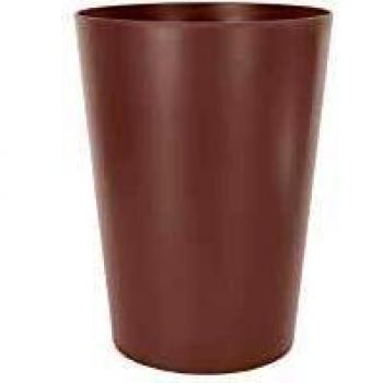 Maceta Alta de Polipropileno Porto Mate - Ø 40 x H 50 cm - 46 L - Gris Taupe