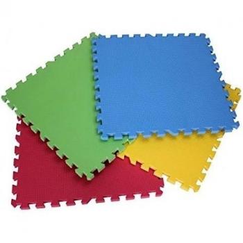 Prinzbert 8 pièces mat eVA tapis de sol 60 x 60 x 2 cm avec coins multicolore