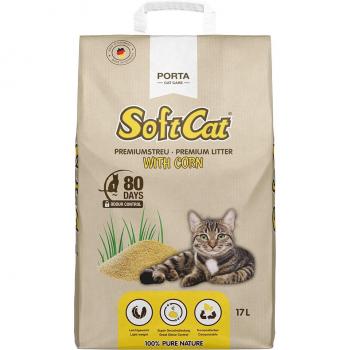Porta SoftCat Maíz arena biodegradable para gatos - 17 l