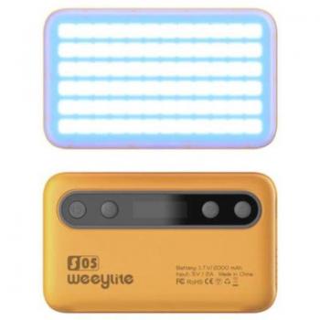 Mini Luz RGB Portátil S05 Amarillo