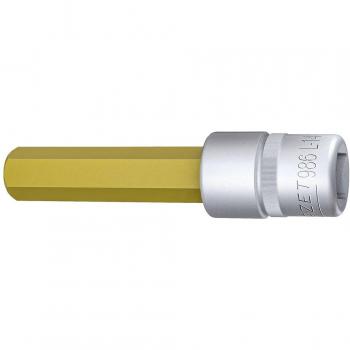 Inserto de Llave de Vaso HAZET 986L-14, Cuadrado 1/2, Hexagonal Interior 14 mm, Longitud 100 mm