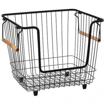 Cesta Apilable de Metal Grande Blackwood 5five