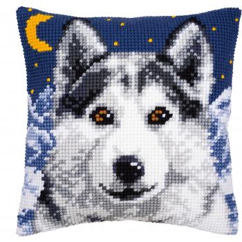Cross Stitch Cushion Kit Wolf