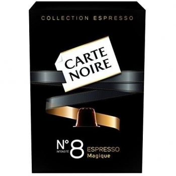 Café Espresso Carte Noire Magique, Intensidad 8 - Paquete de 10 Cápsulas