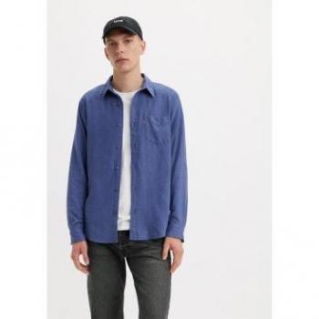 Camisa Levi's Sunset 1 Pocket Standard azul